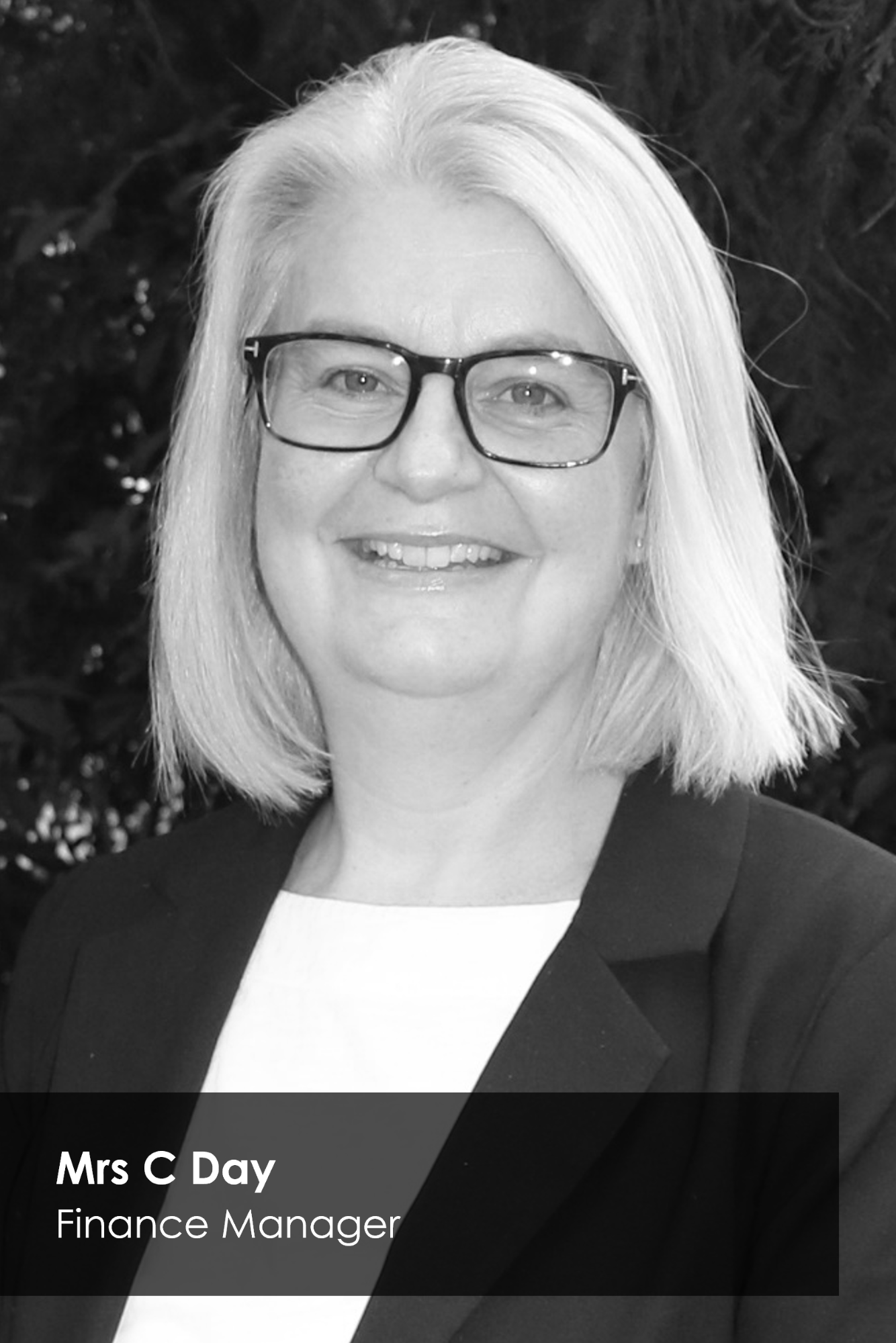 Portrait of Mrs C Day, Finance Manager of Equinox Learning Trust