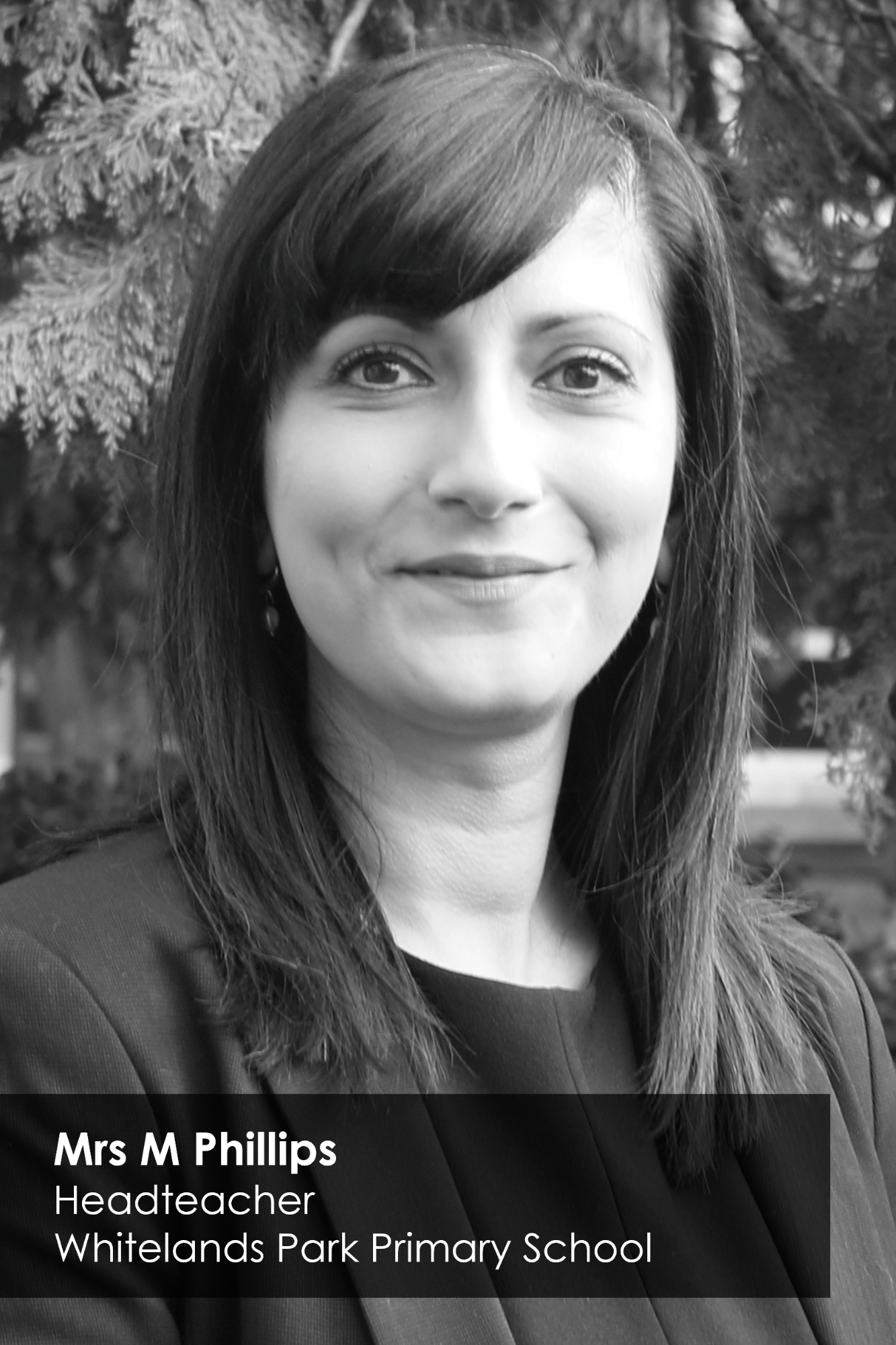 Portrait of Mrs M Phillips, Headteacher of Whitelands Park Primary School