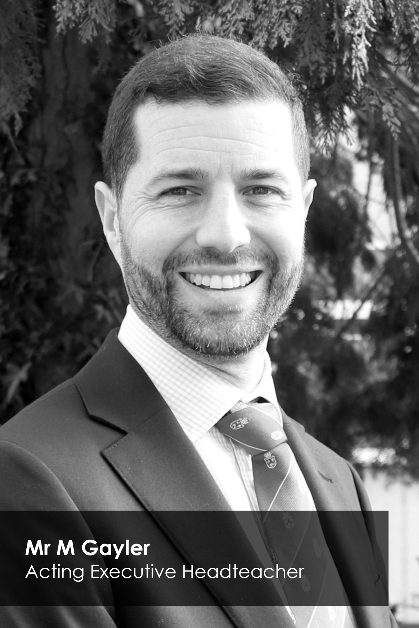 Portrait of Mr M Gayler, Acting Executive Head  Equinox Learning Trust