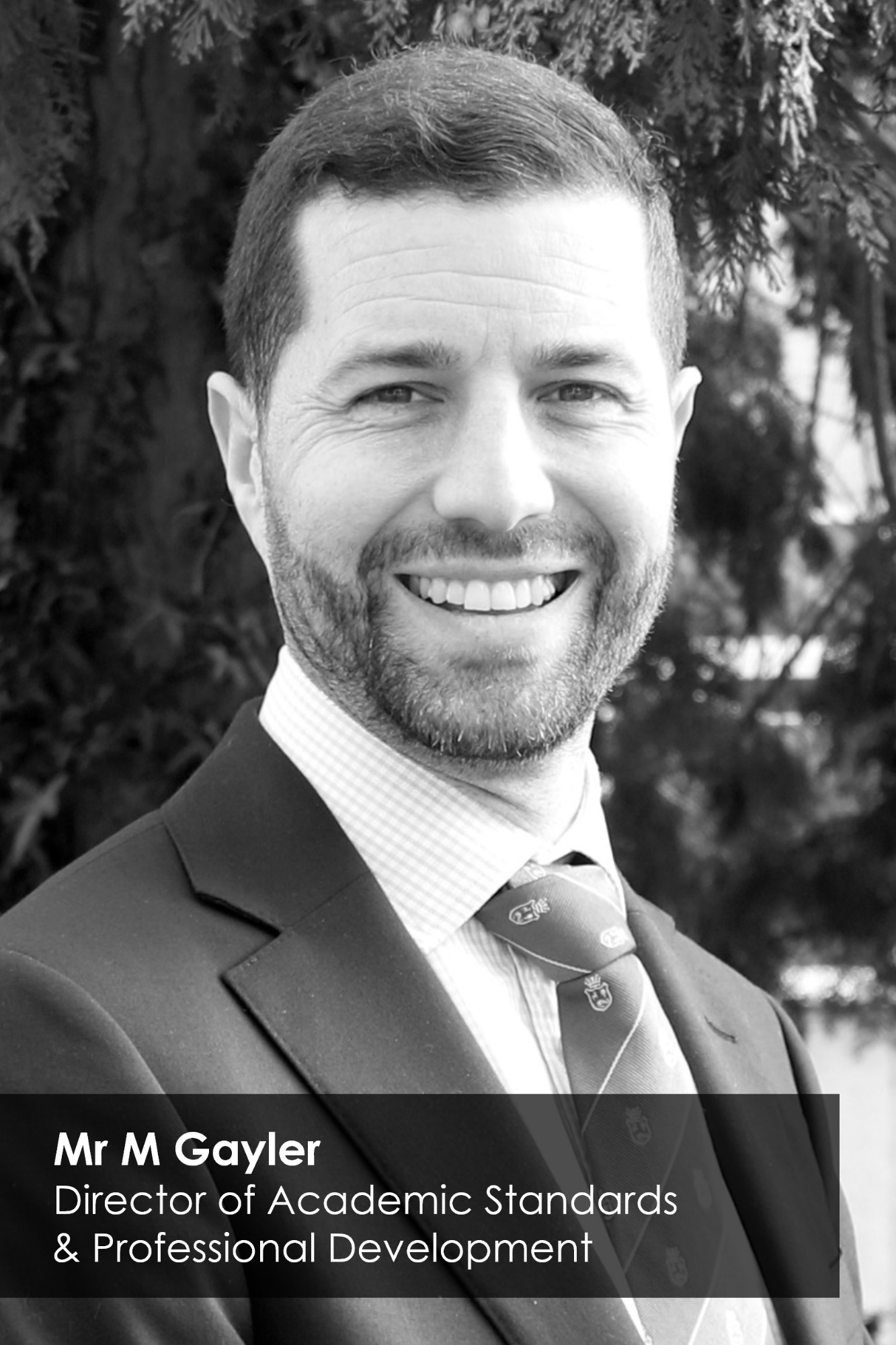 Portrait of Mr M Gayler, Director of Academic Standards & Professional Leadership of Equinox Learning Trust