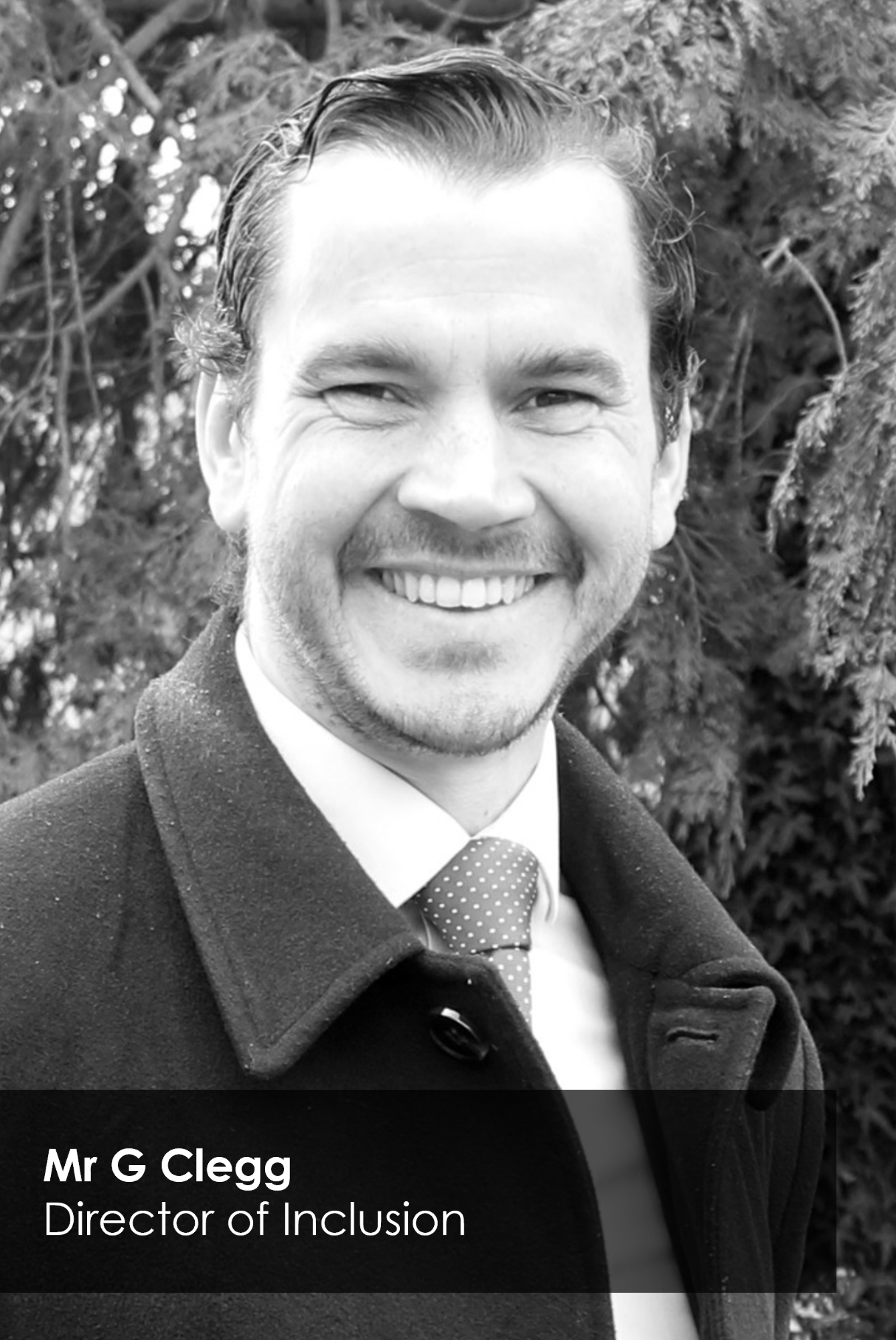 Portrait of Mr G Clegg, Inclusion Director of Equinox Learning Trust