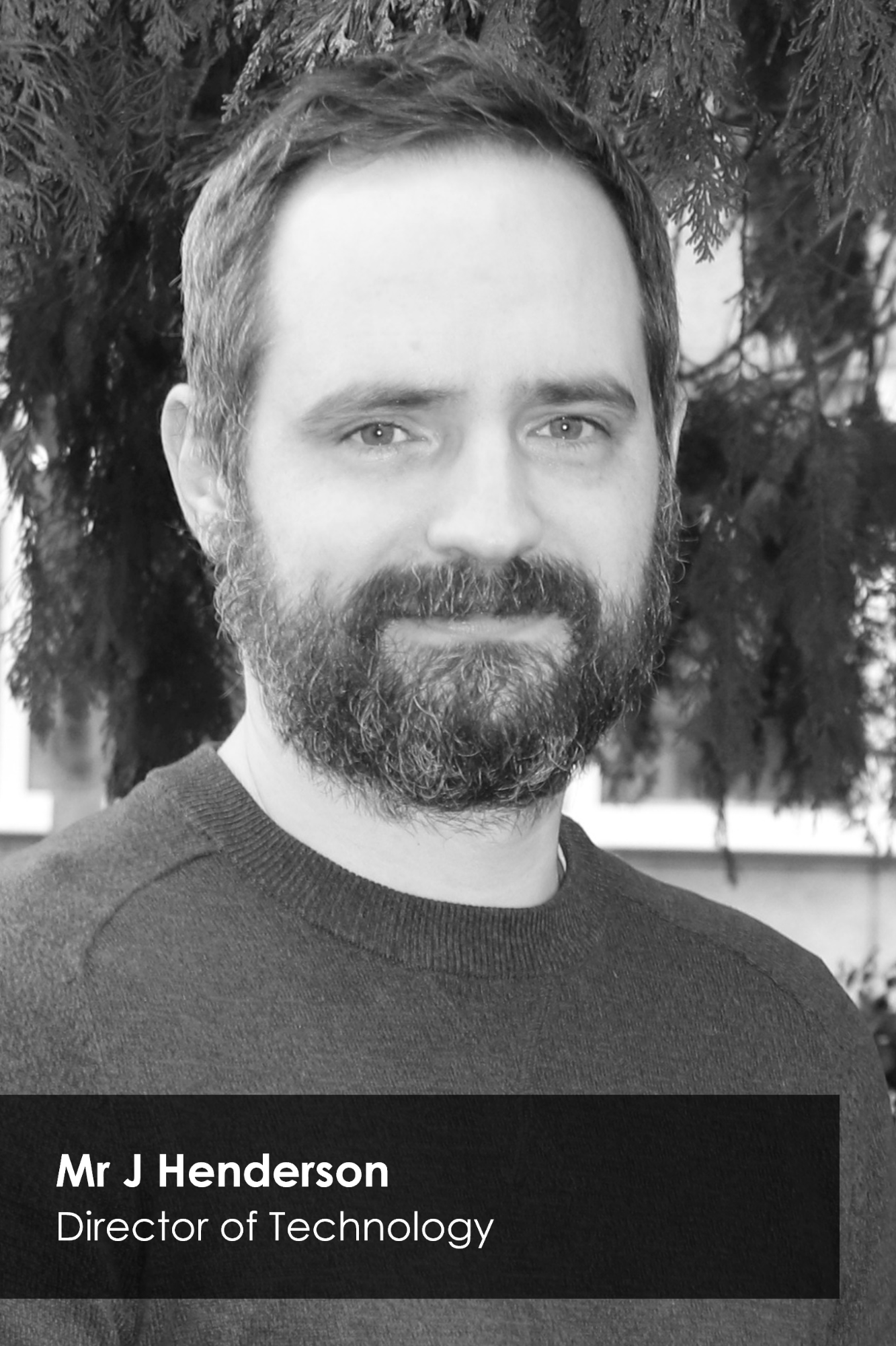 Portrait of Mr J Henderson, Director of Technology of Equinox Learning Trust